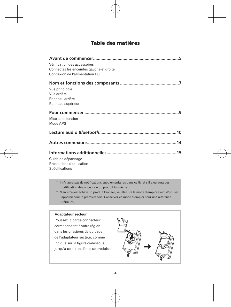 Pioneer XW-BTS5-W User Manual | Page 22 / 112