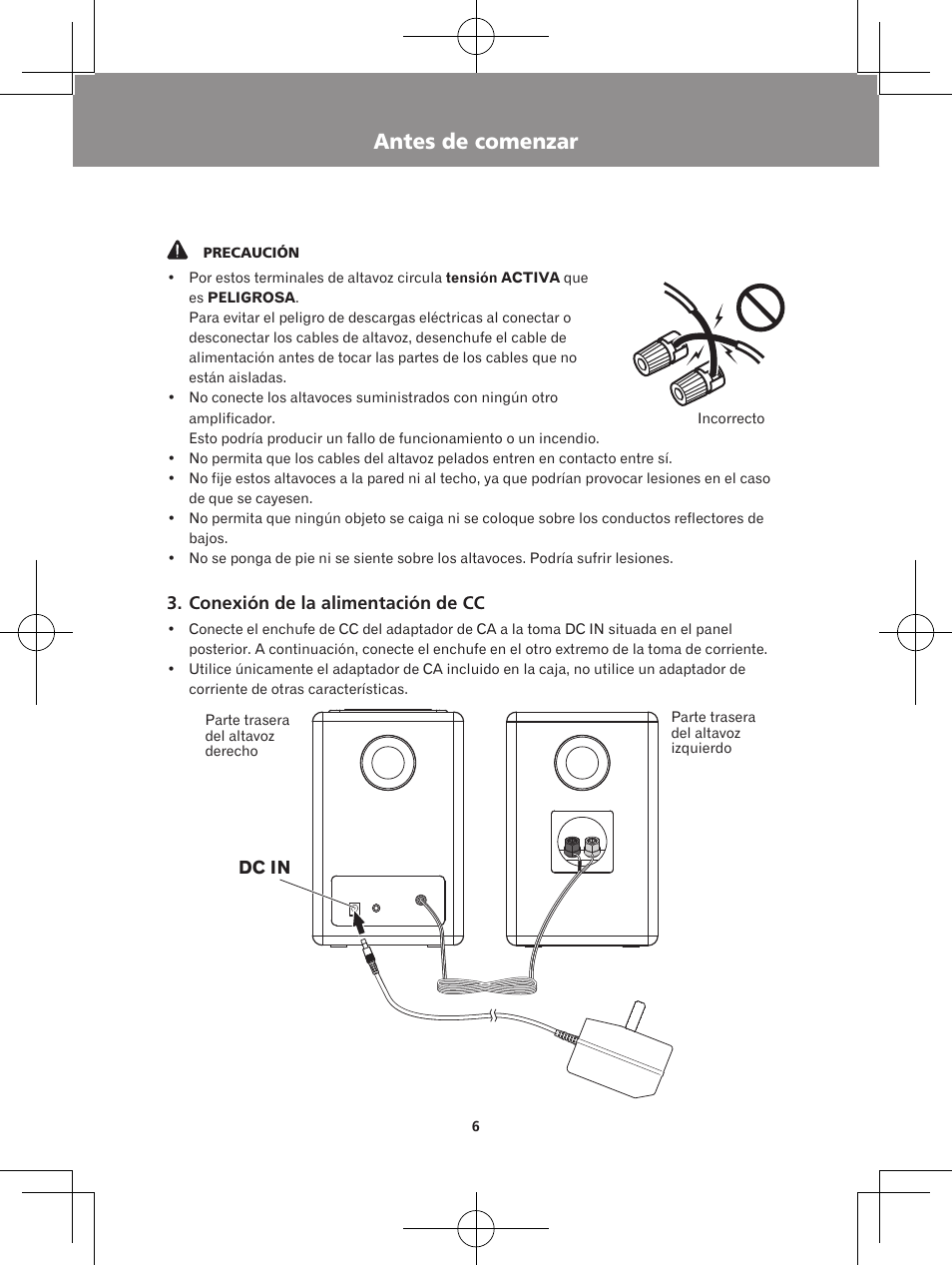 Antes de comenzar | Pioneer XW-BTS5-W User Manual | Page 42 / 112