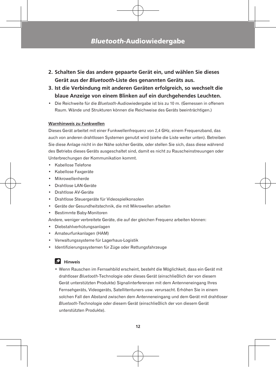 Bluetooth -audiowiedergabe | Pioneer XW-BTS5-W User Manual | Page 66 / 112