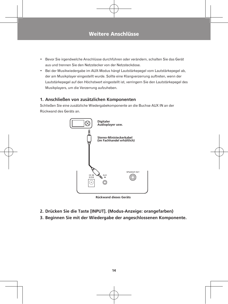 Weitere anschlüsse | Pioneer XW-BTS5-W User Manual | Page 68 / 112