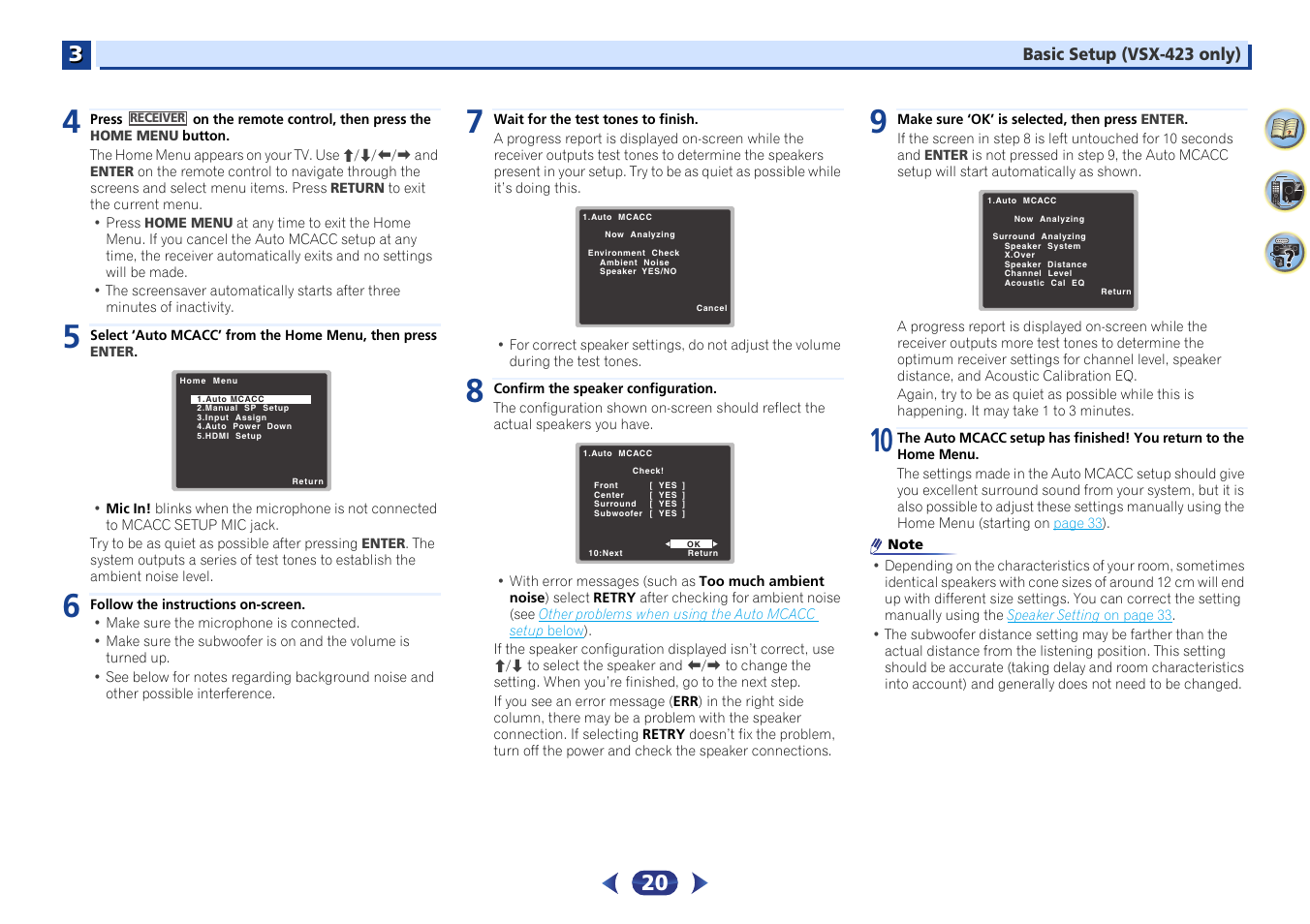 Pioneer VSX-423-S User Manual | Page 20 / 41