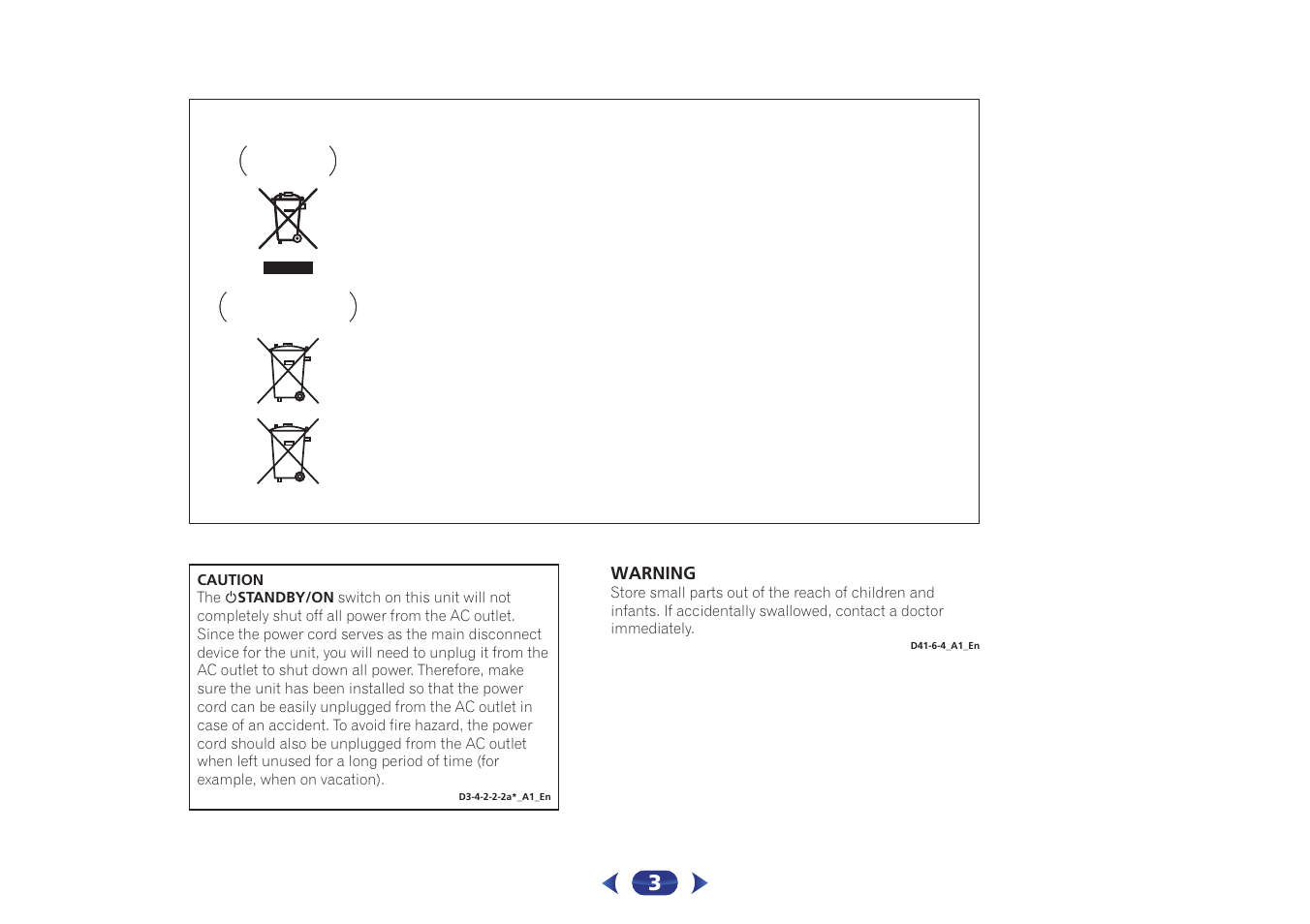 Pioneer VSX-423-S User Manual | Page 3 / 41