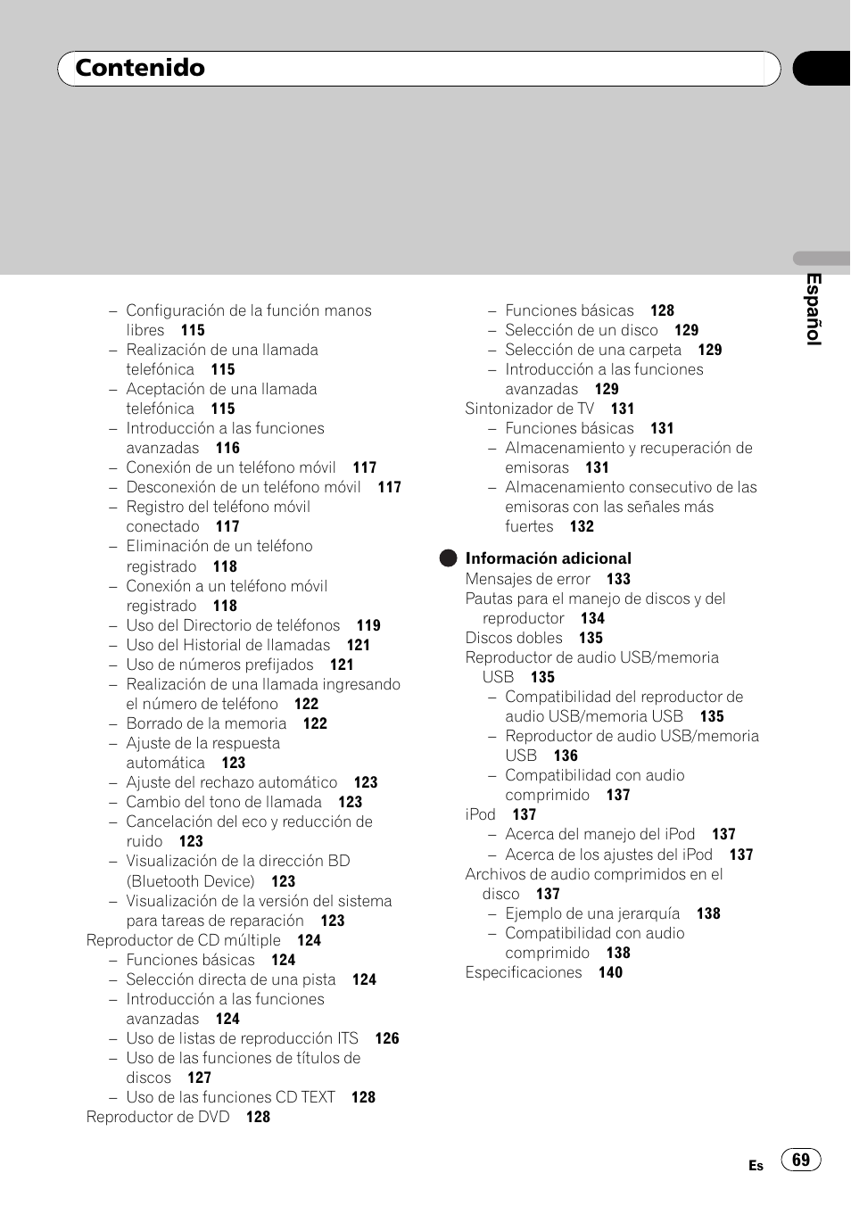 Pioneer DEH-P7900UB User Manual | Page 69 / 142