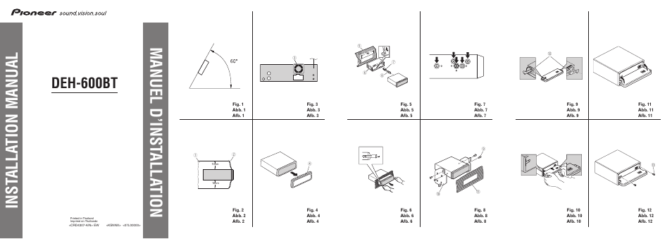 Pioneer DEH-600BT User Manual | 7 pages