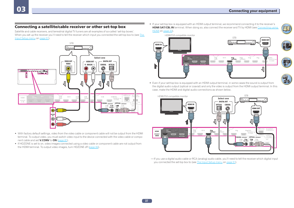 Connecting your equipment | Pioneer SC-LX78-K User Manual | Page 37 / 140