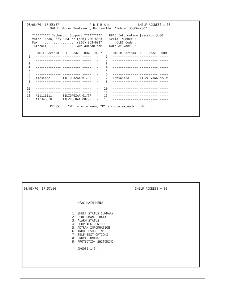 ADTRAN E220 HFAC HDSL2 User Manual | Page 9 / 20