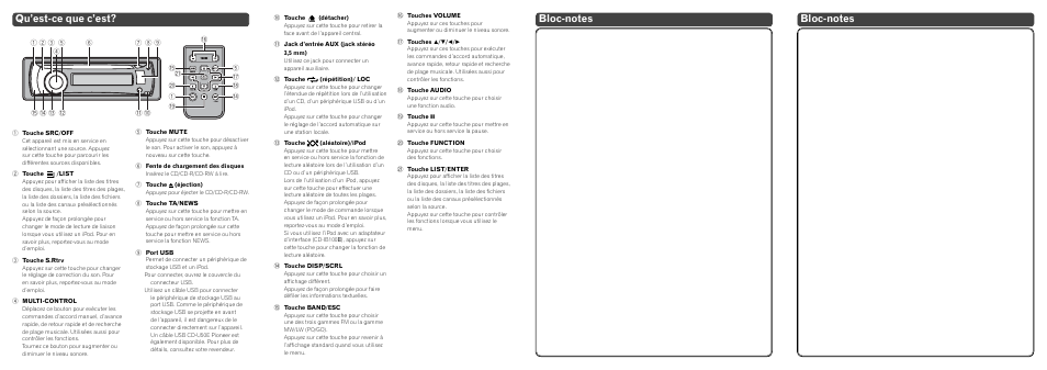 Qu’est-ce que c’est | Pioneer DEH-P5100UB User Manual | Page 8 / 8