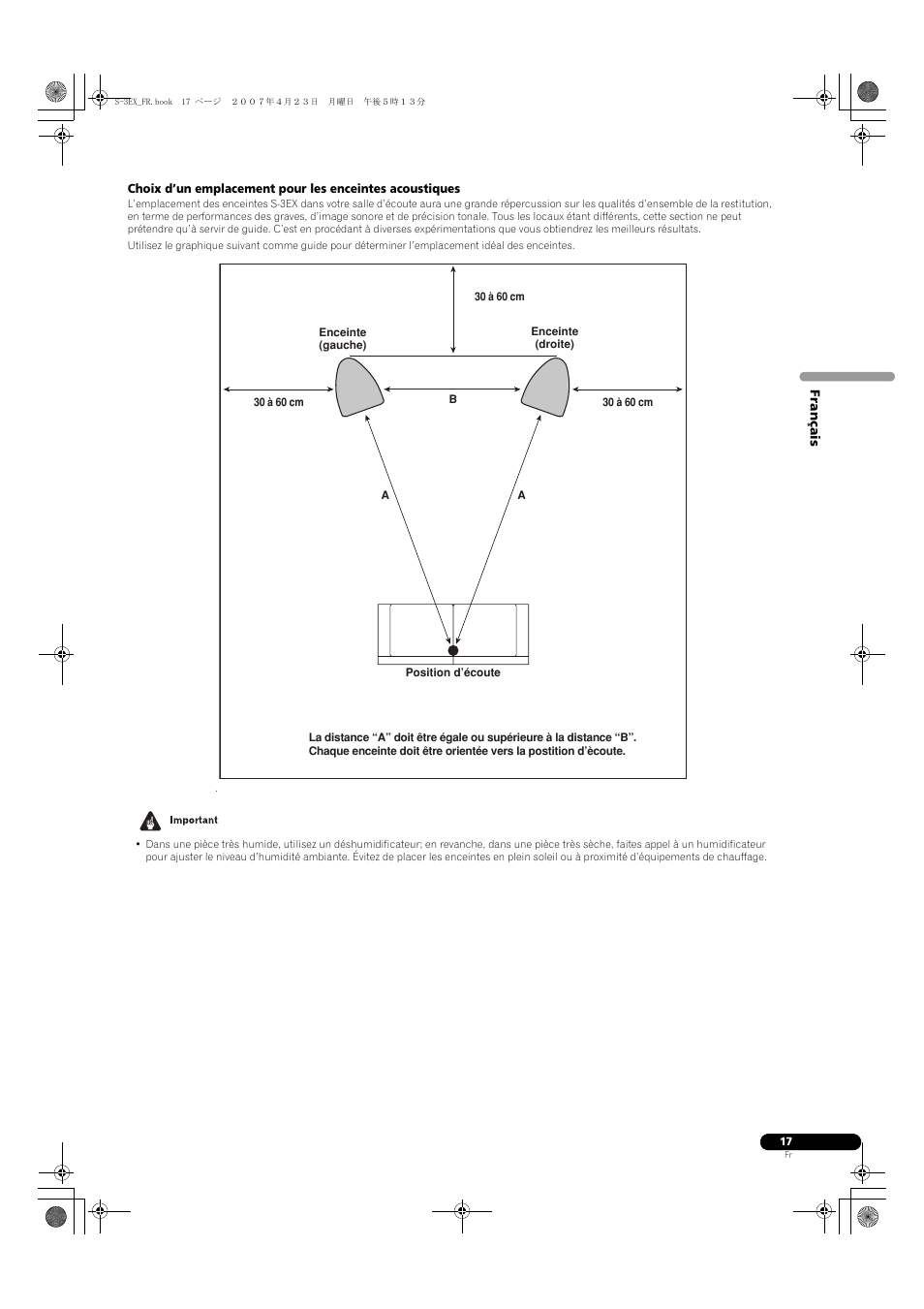 Pioneer S-3EX-QL User Manual | Page 17 / 124