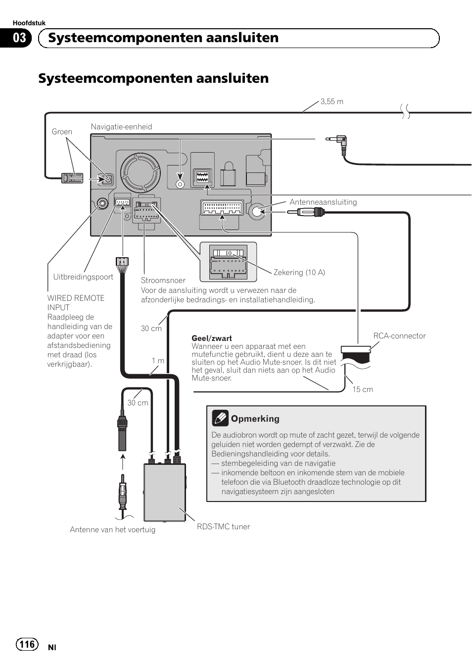 Systeemcomponenten aansluiten, 03 systeemcomponenten aansluiten | Pioneer AVIC-F9210BT User Manual | Page 116 / 132