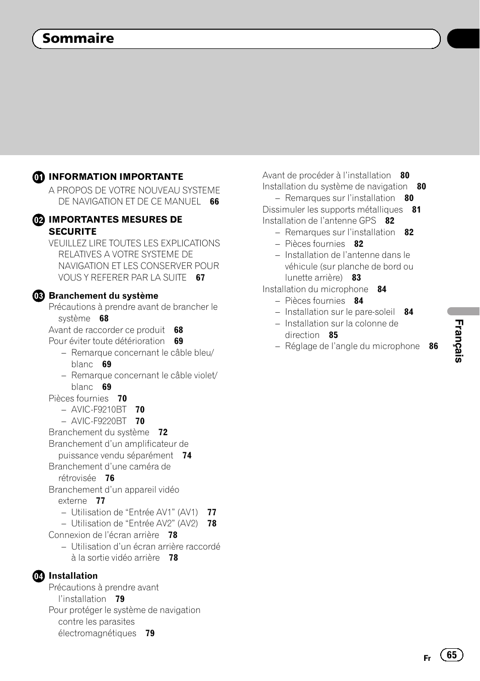 Pioneer AVIC-F9210BT User Manual | Page 65 / 132