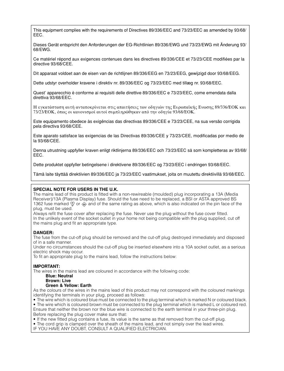 Pioneer PDP-435FDE User Manual | Page 2 / 140