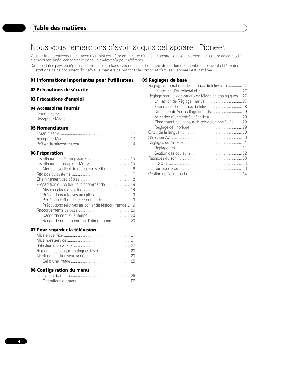 Pioneer PDP-435FDE User Manual | Page 50 / 140