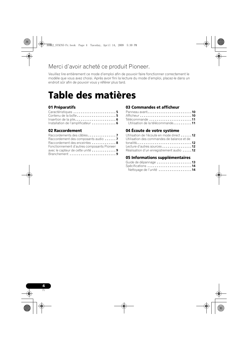 Pioneer A-A6MK2-K User Manual | Page 18 / 99