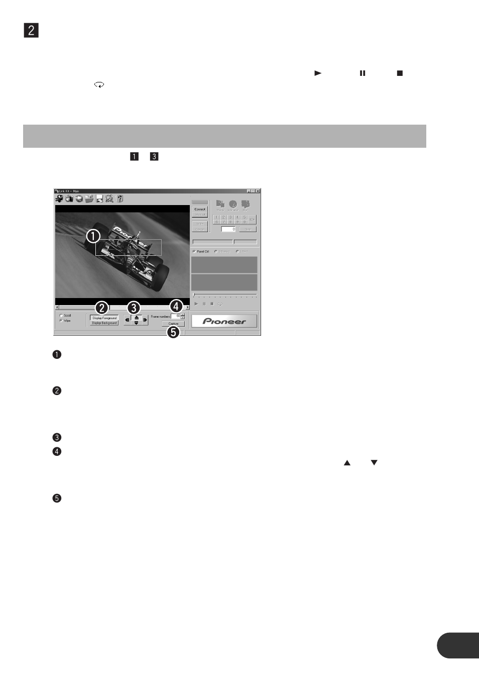 Creating a wipe display animation, Click “capture” to capture the images | Pioneer CD-PC1 User Manual | Page 15 / 32
