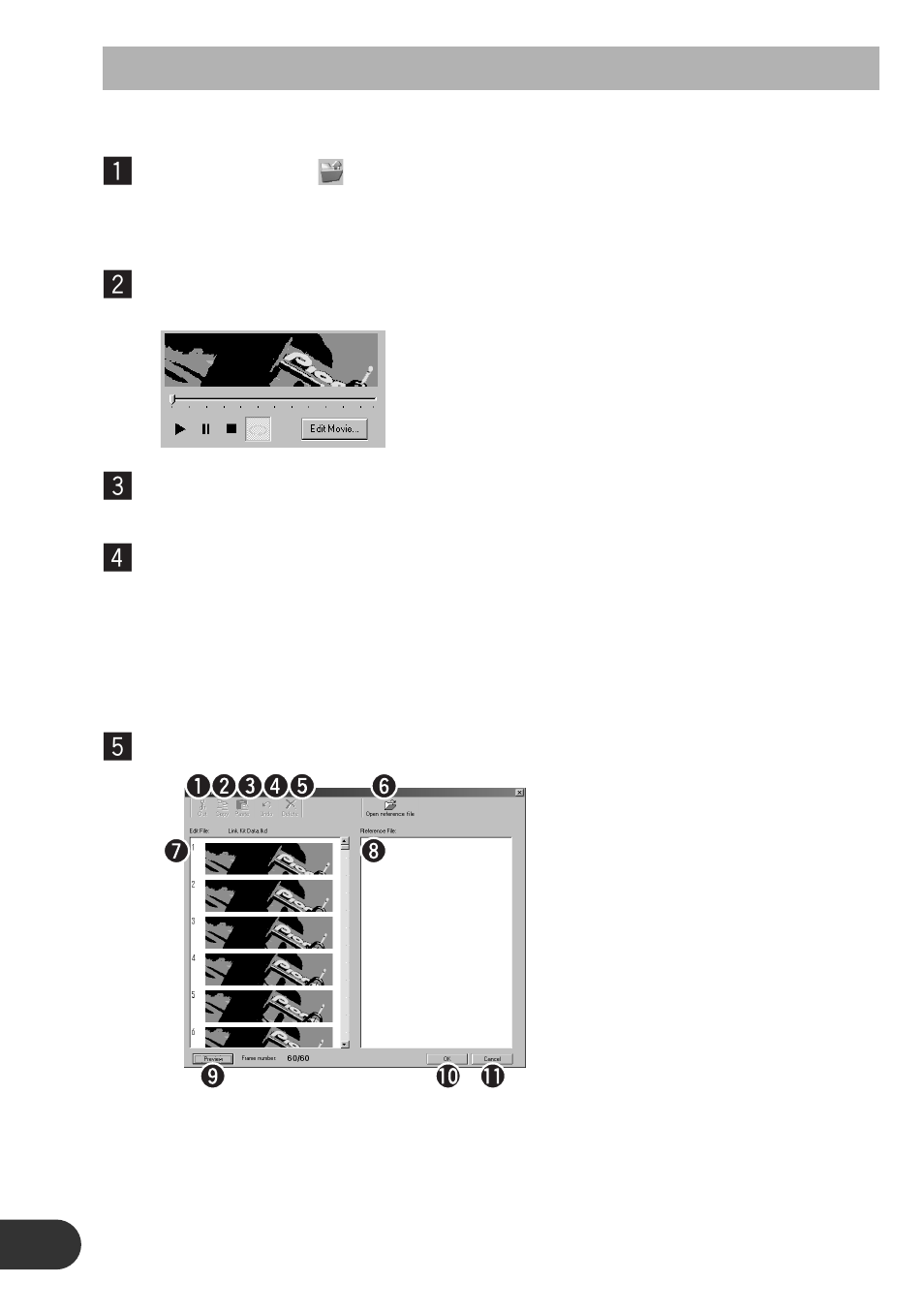 Editing created movies and, Animations, Connecting the front panel | For communication, Editing created movies and animations | Pioneer CD-PC1 User Manual | Page 22 / 32