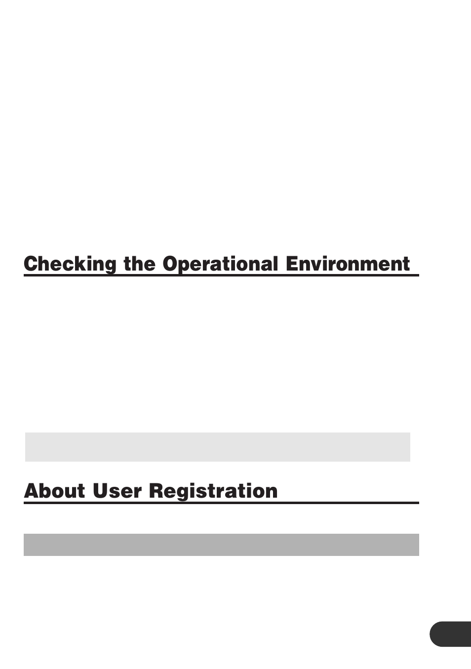 Checking the operational environment, About user registration, User registration homepage url | Pioneer CD-PC1 User Manual | Page 3 / 32