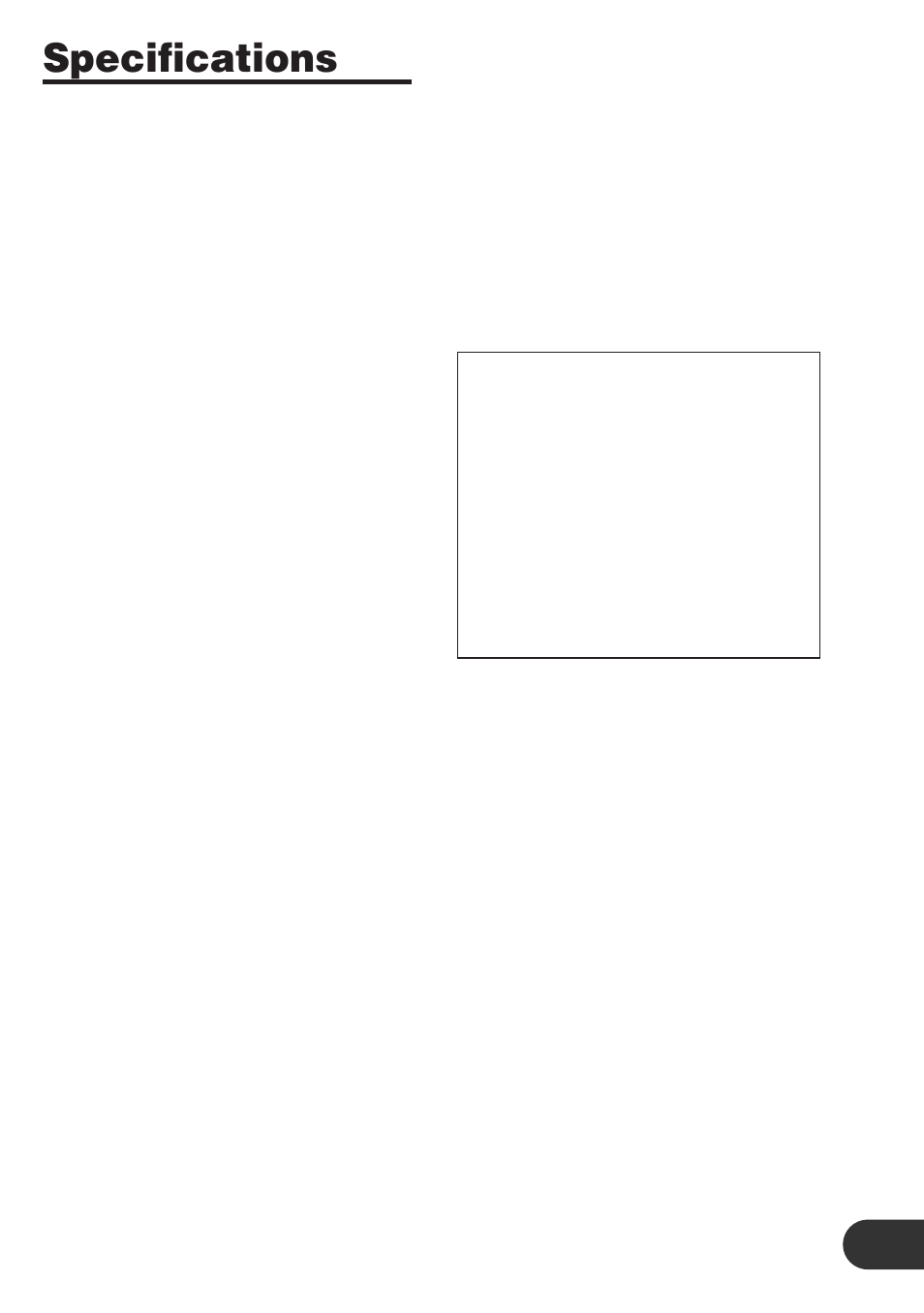 Specifications | Pioneer CD-PC1 User Manual | Page 31 / 32