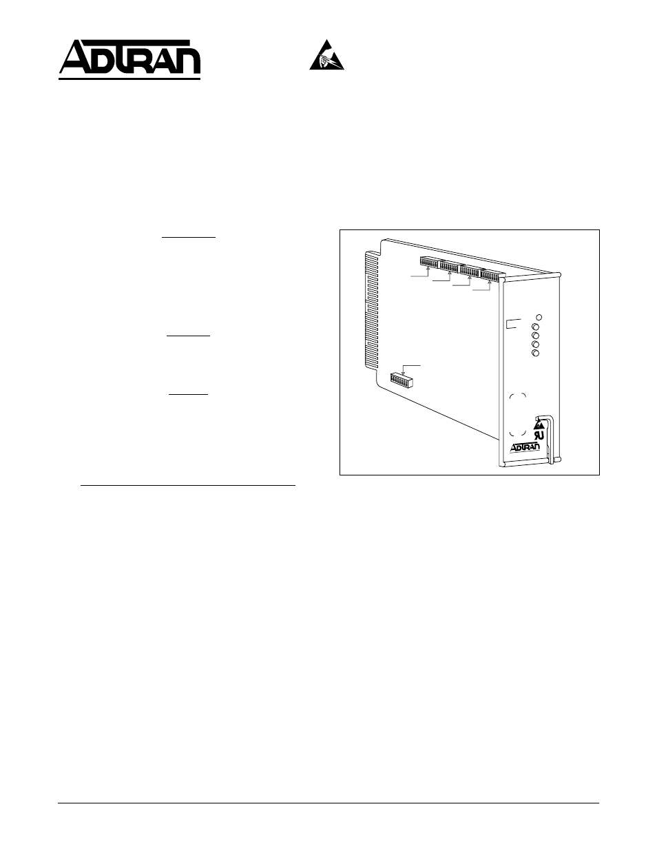 ADTRAN 2FXS/DPO PM User Manual | 5 pages