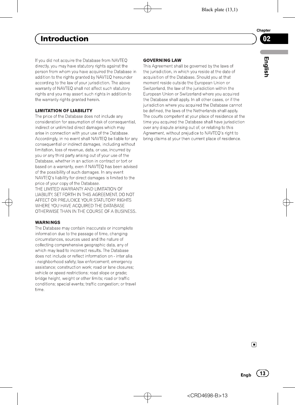 02 introduction | Pioneer AVIC-F950DAB User Manual | Page 13 / 104