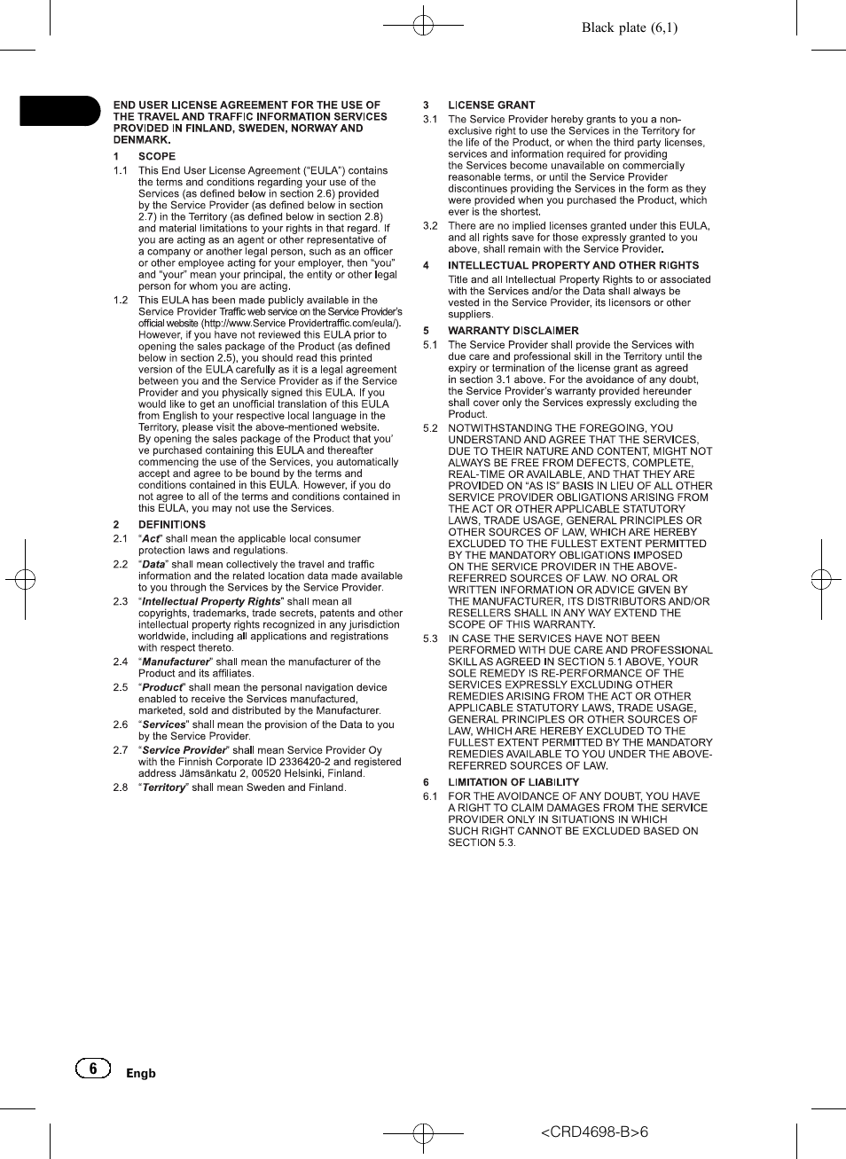 Pioneer AVIC-F950DAB User Manual | Page 6 / 104