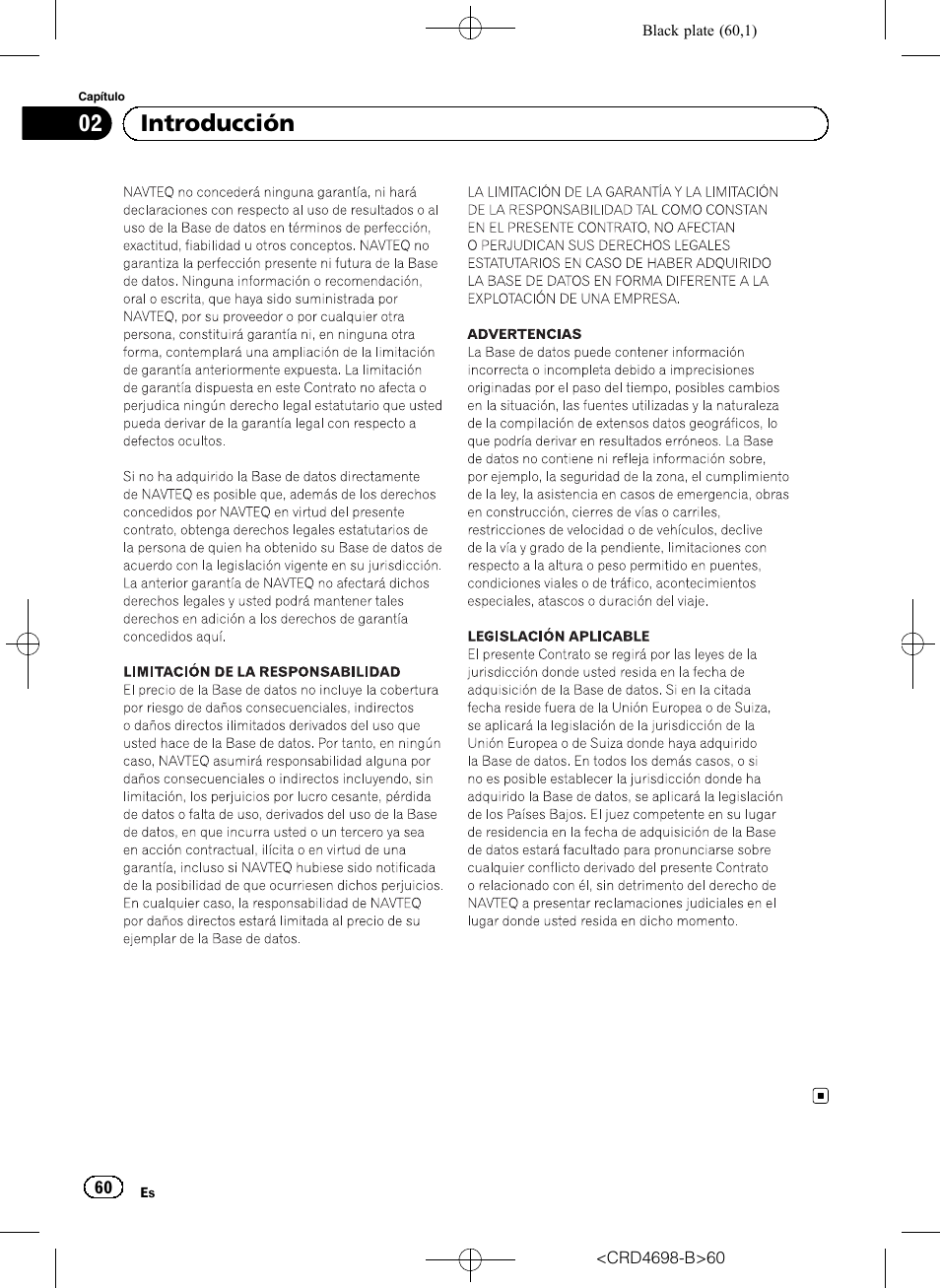 02 introducción | Pioneer AVIC-F950DAB User Manual | Page 60 / 104