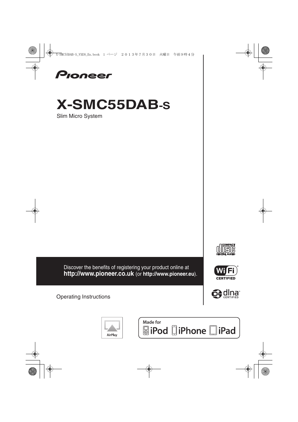 Pioneer X-SMC55DAB-S User Manual | 56 pages