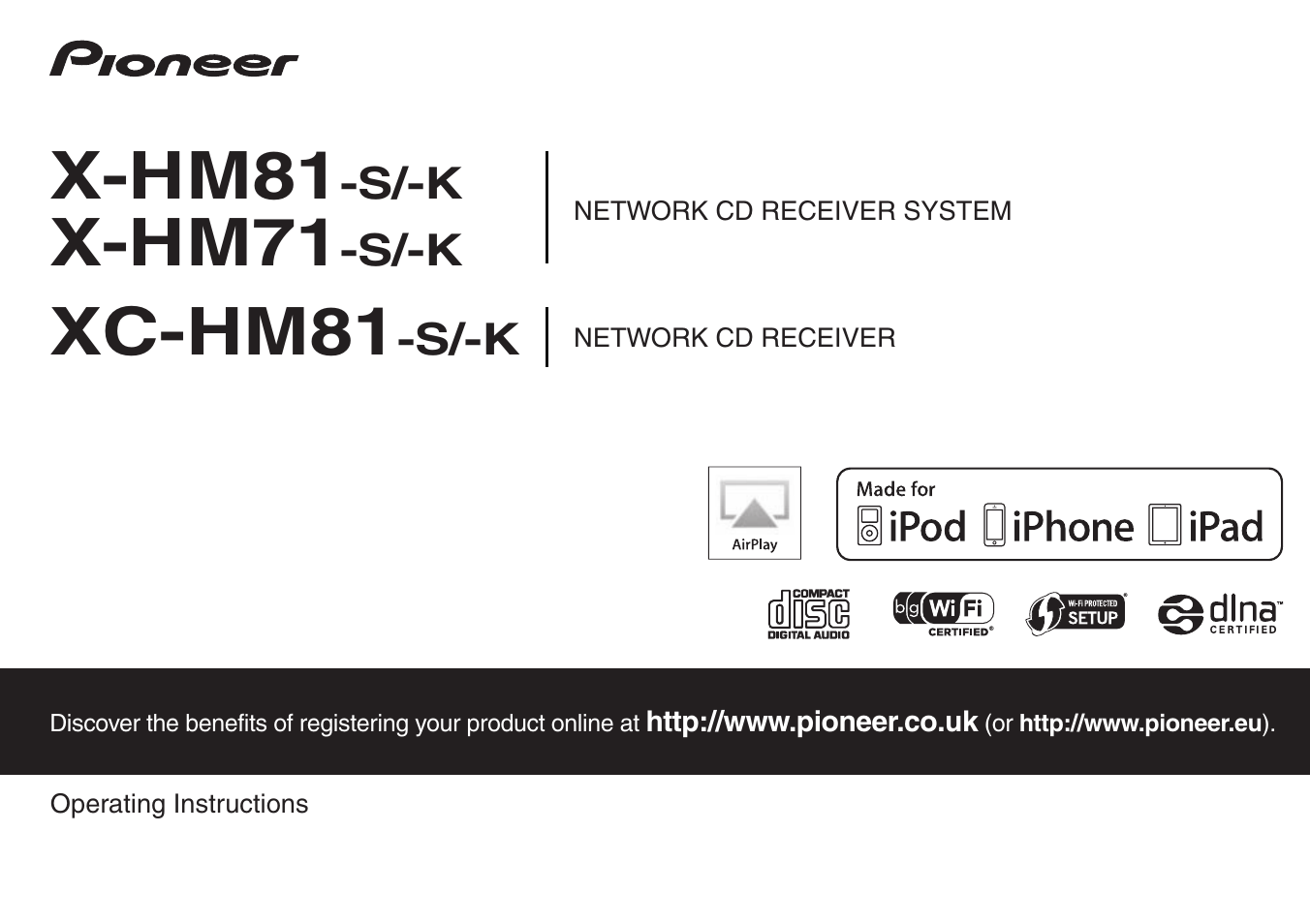 Pioneer X-HM71-S User Manual | 42 pages