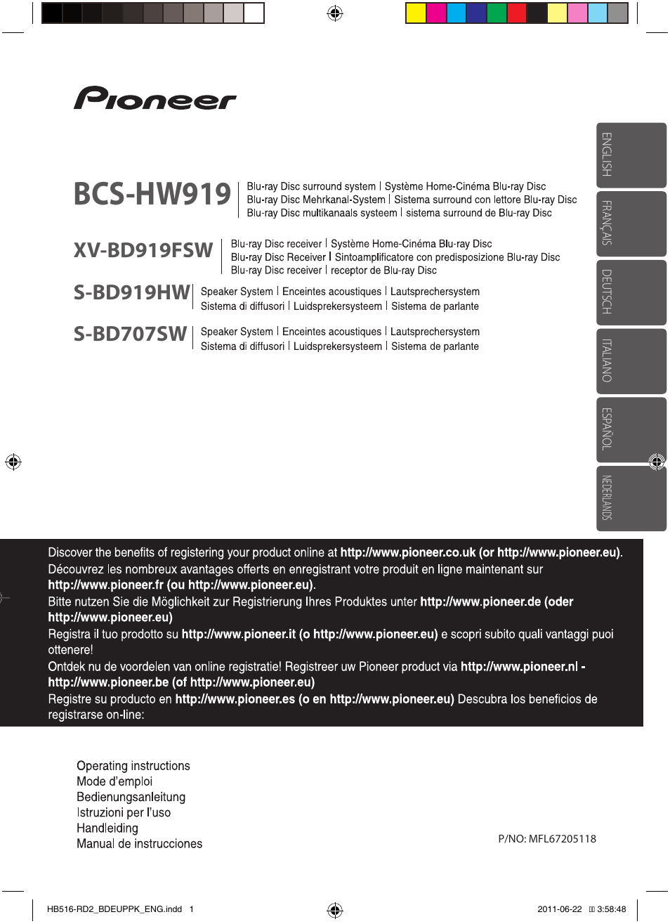 Pioneer BCS-HW919 User Manual | 412 pages