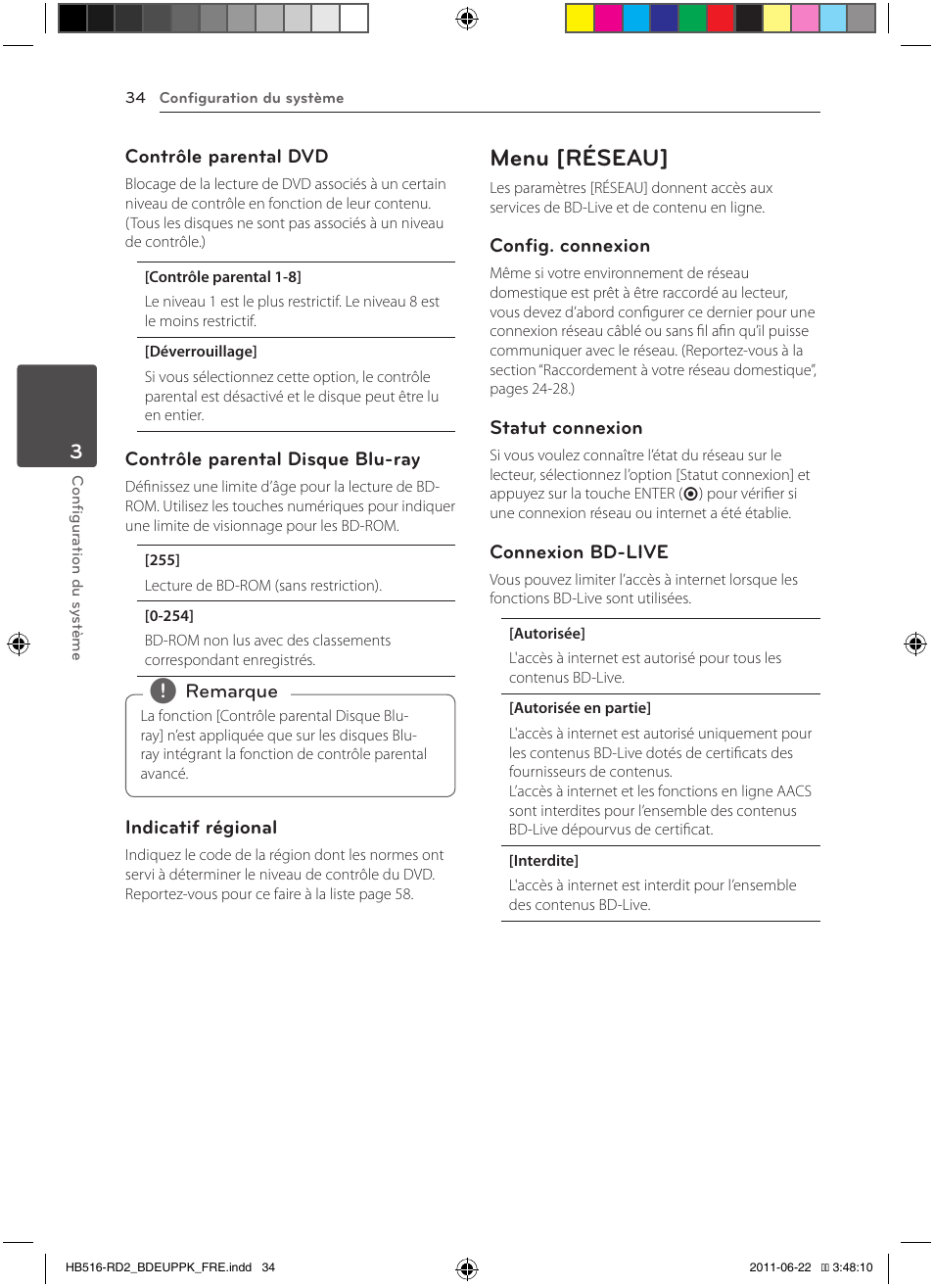 34 – menu [réseau, Menu [réseau | Pioneer BCS-HW919 User Manual | Page 100 / 412