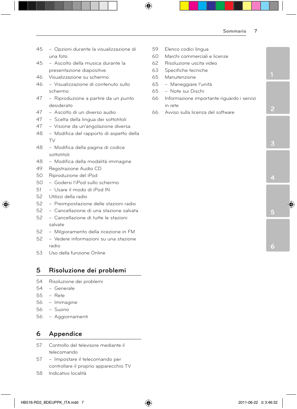 5 risoluzione dei problemi, 6 appendice | Pioneer BCS-HW919 User Manual | Page 211 / 412