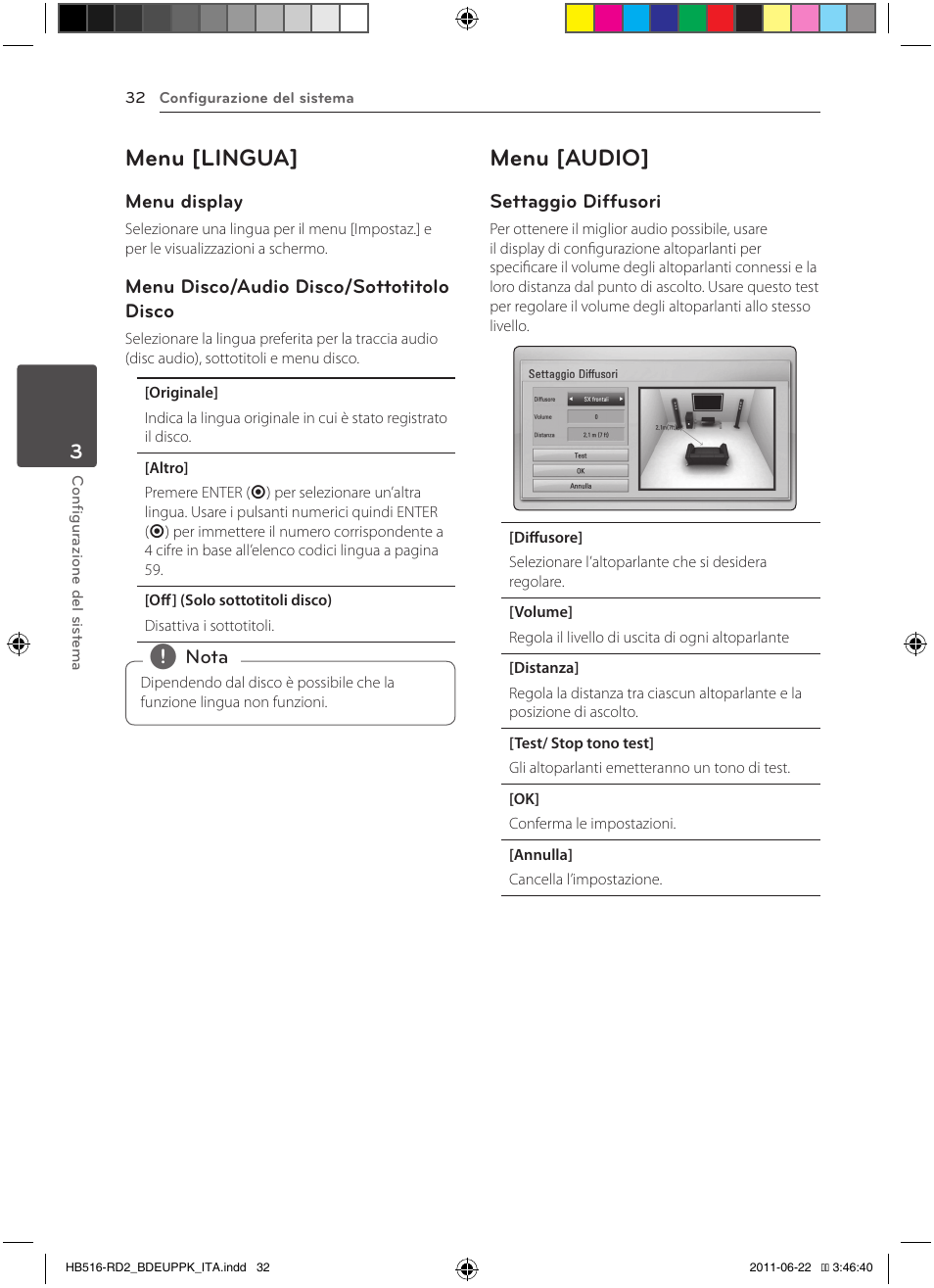 32 – menu [lingua] 32 – menu [audio, Menu [lingua, Menu [audio | Pioneer BCS-HW919 User Manual | Page 236 / 412