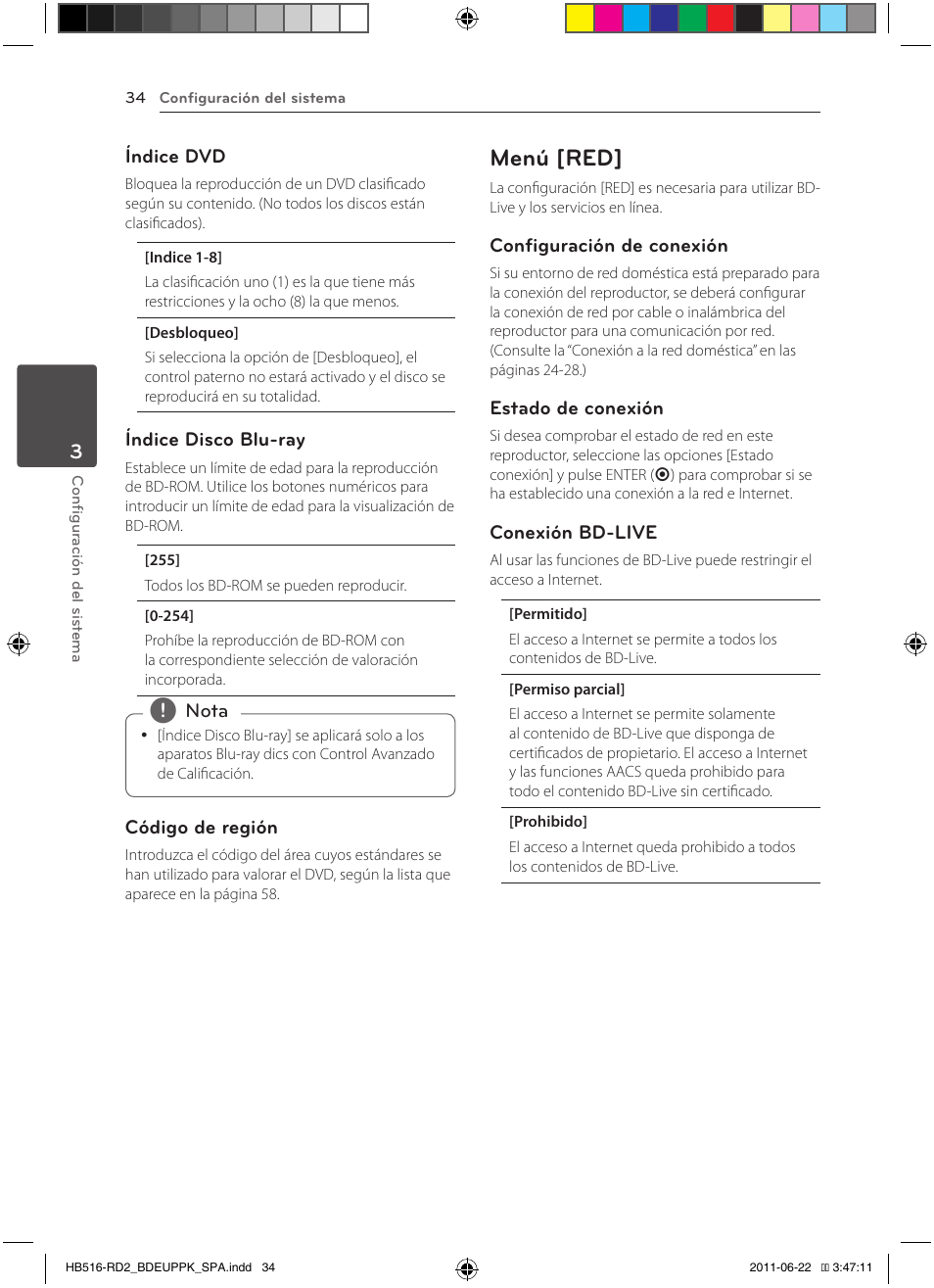 34 – menú [red, Menú [red | Pioneer BCS-HW919 User Manual | Page 304 / 412