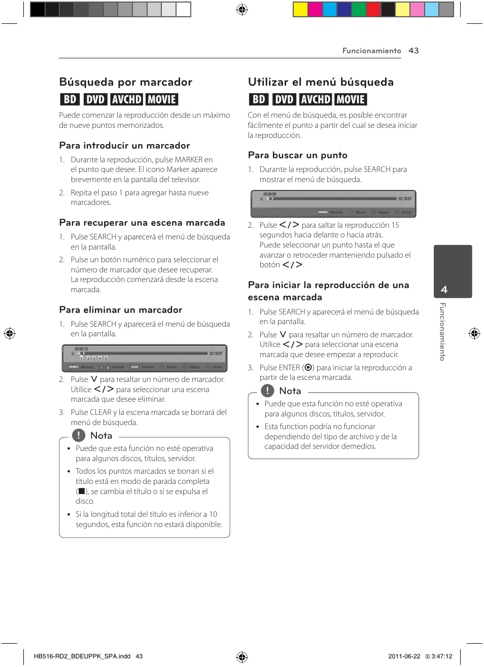 Búsqueda por marcador eroy, Utilizar el menú búsqueda eroy | Pioneer BCS-HW919 User Manual | Page 313 / 412