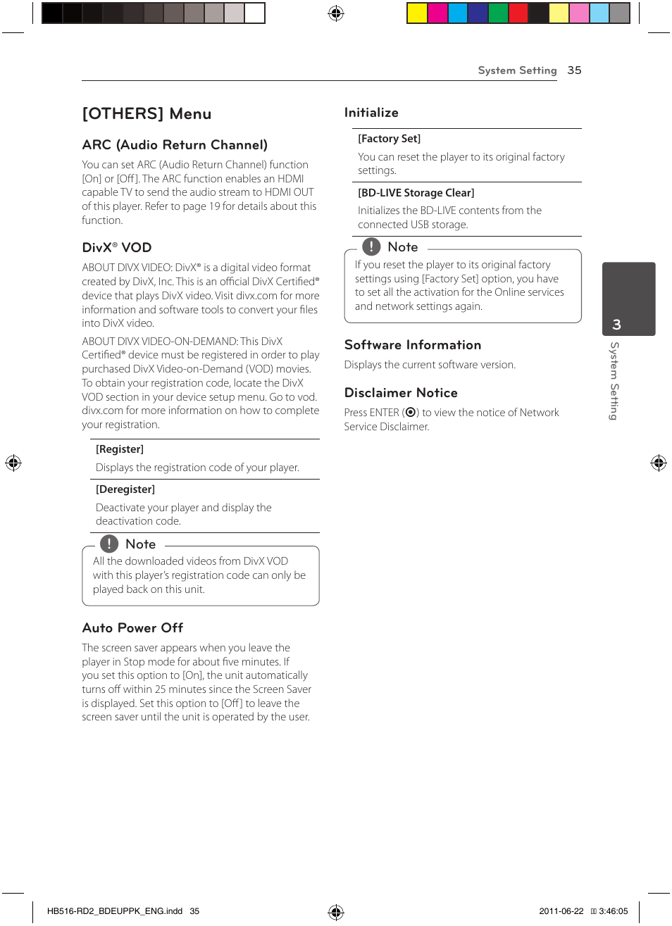 35 – [others] menu, Others] menu | Pioneer BCS-HW919 User Manual | Page 35 / 412