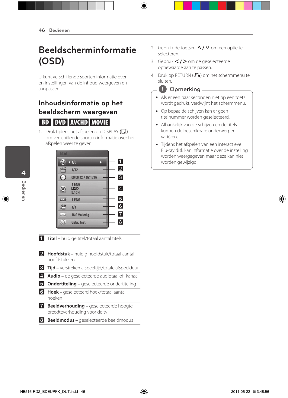 Beeldscherm weergeven, Beeldscherminformatie (osd) | Pioneer BCS-HW919 User Manual | Page 382 / 412