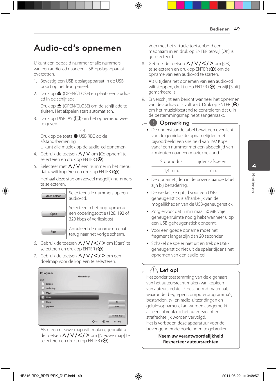 49 audio-cd’s opnemen, Audio-cd’s opnemen | Pioneer BCS-HW919 User Manual | Page 385 / 412