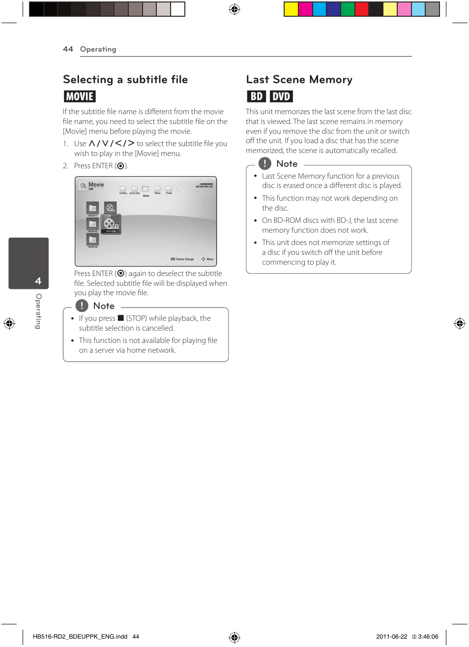 Selecting a subtitle file y | Pioneer BCS-HW919 User Manual | Page 44 / 412