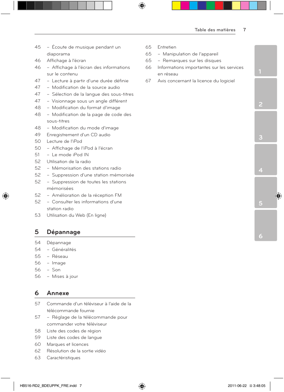 5 dépannage, 6 annexe | Pioneer BCS-HW919 User Manual | Page 73 / 412