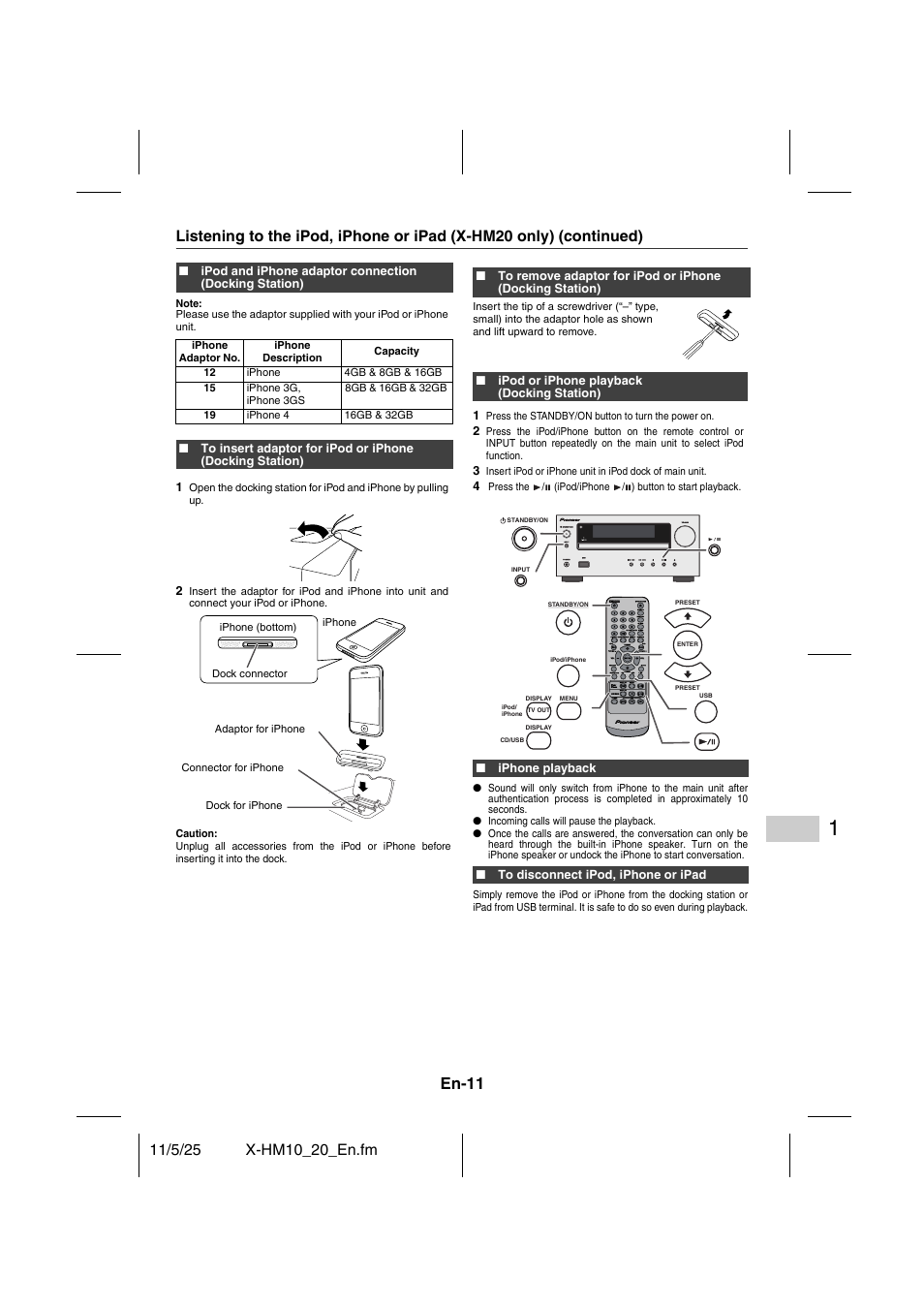 En-11 | Pioneer X-HM10-S User Manual | Page 11 / 184