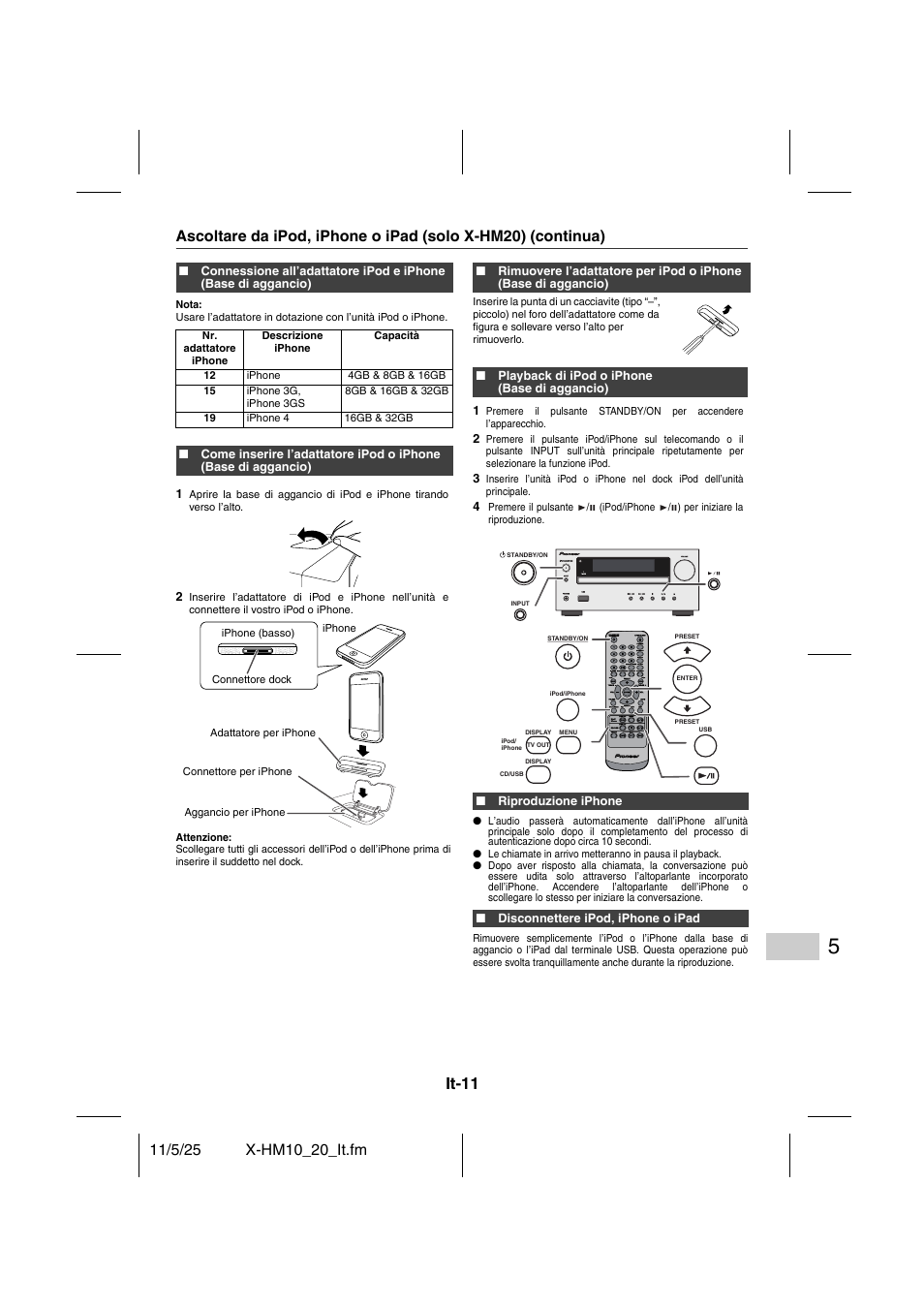 It-11 | Pioneer X-HM10-S User Manual | Page 115 / 184
