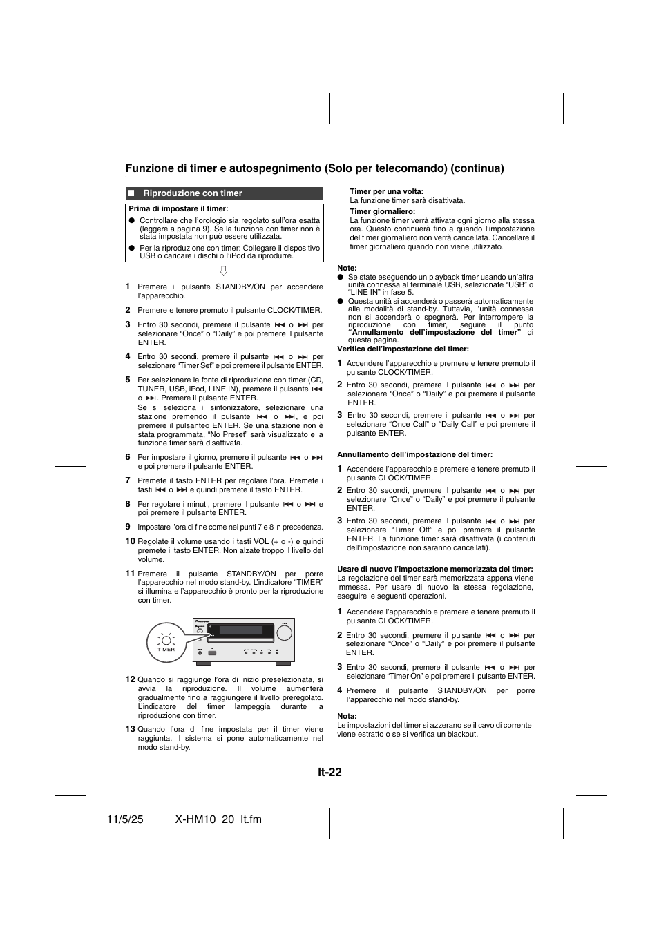 It-22 | Pioneer X-HM10-S User Manual | Page 126 / 184