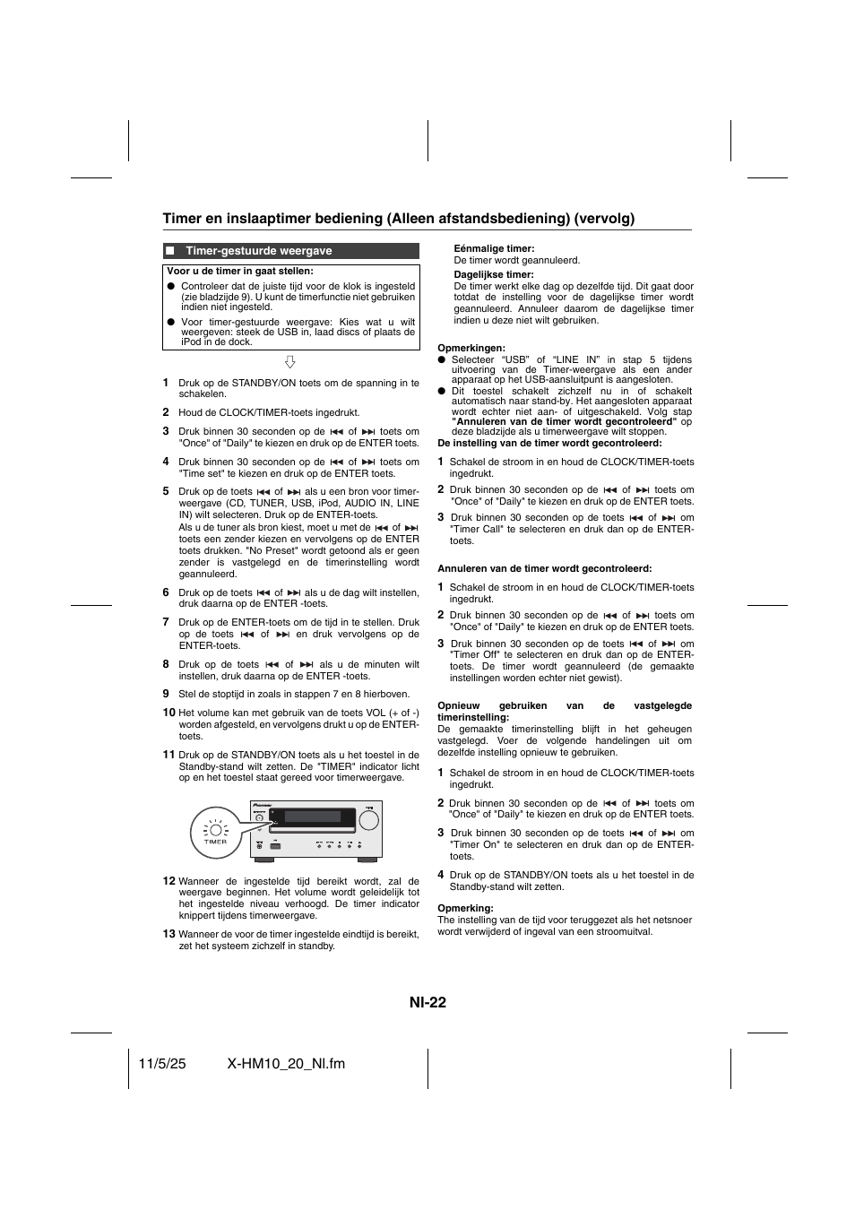 Nl-22 | Pioneer X-HM10-S User Manual | Page 152 / 184