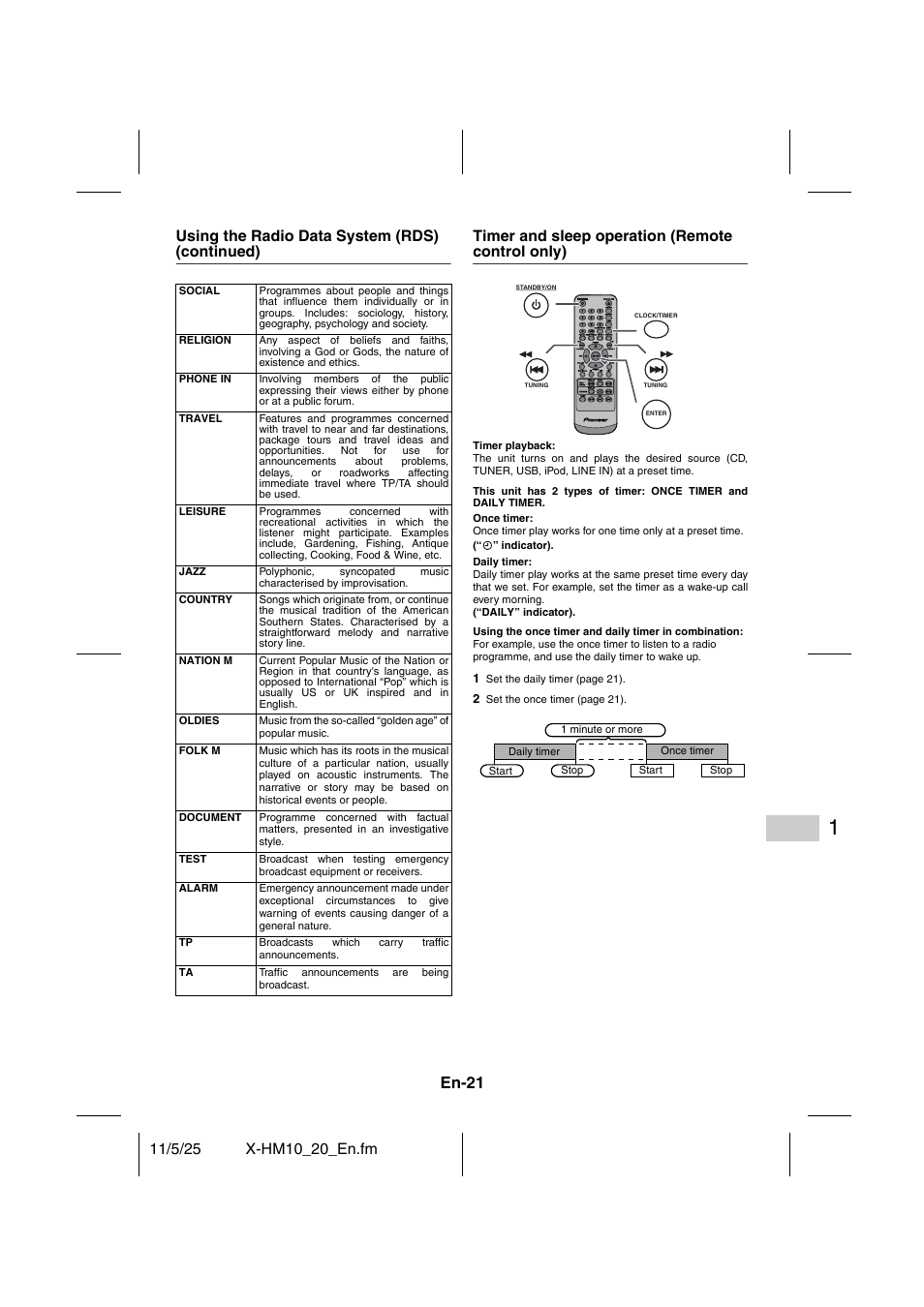 En-21 | Pioneer X-HM10-S User Manual | Page 21 / 184