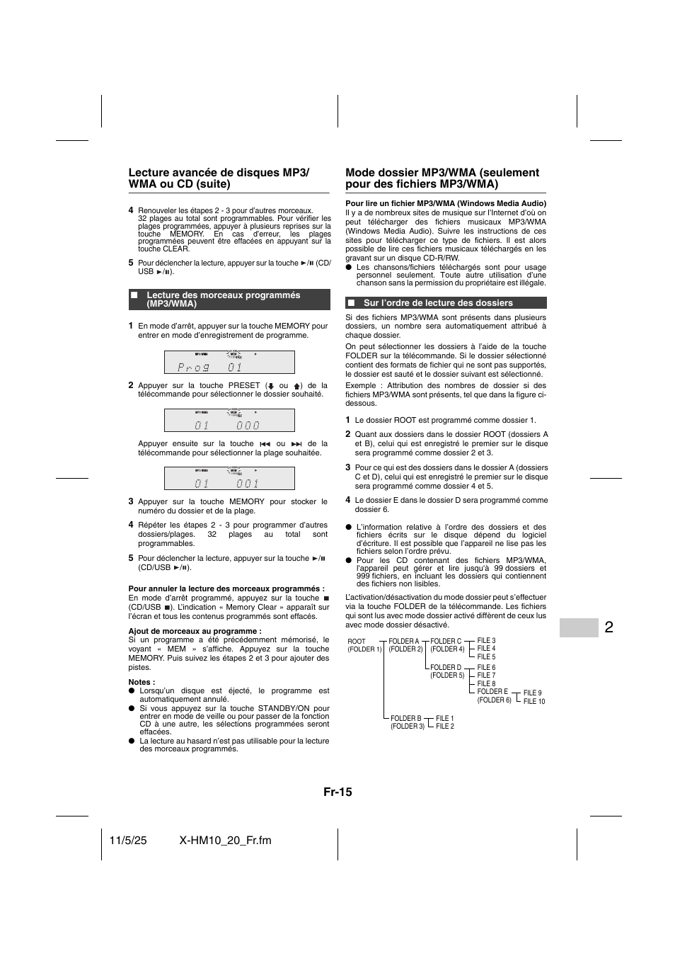 Fr-15 | Pioneer X-HM10-S User Manual | Page 41 / 184