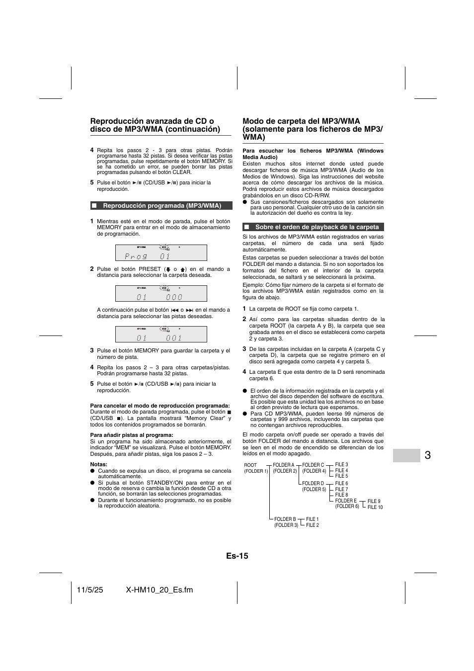 Es-15 | Pioneer X-HM10-S User Manual | Page 67 / 184