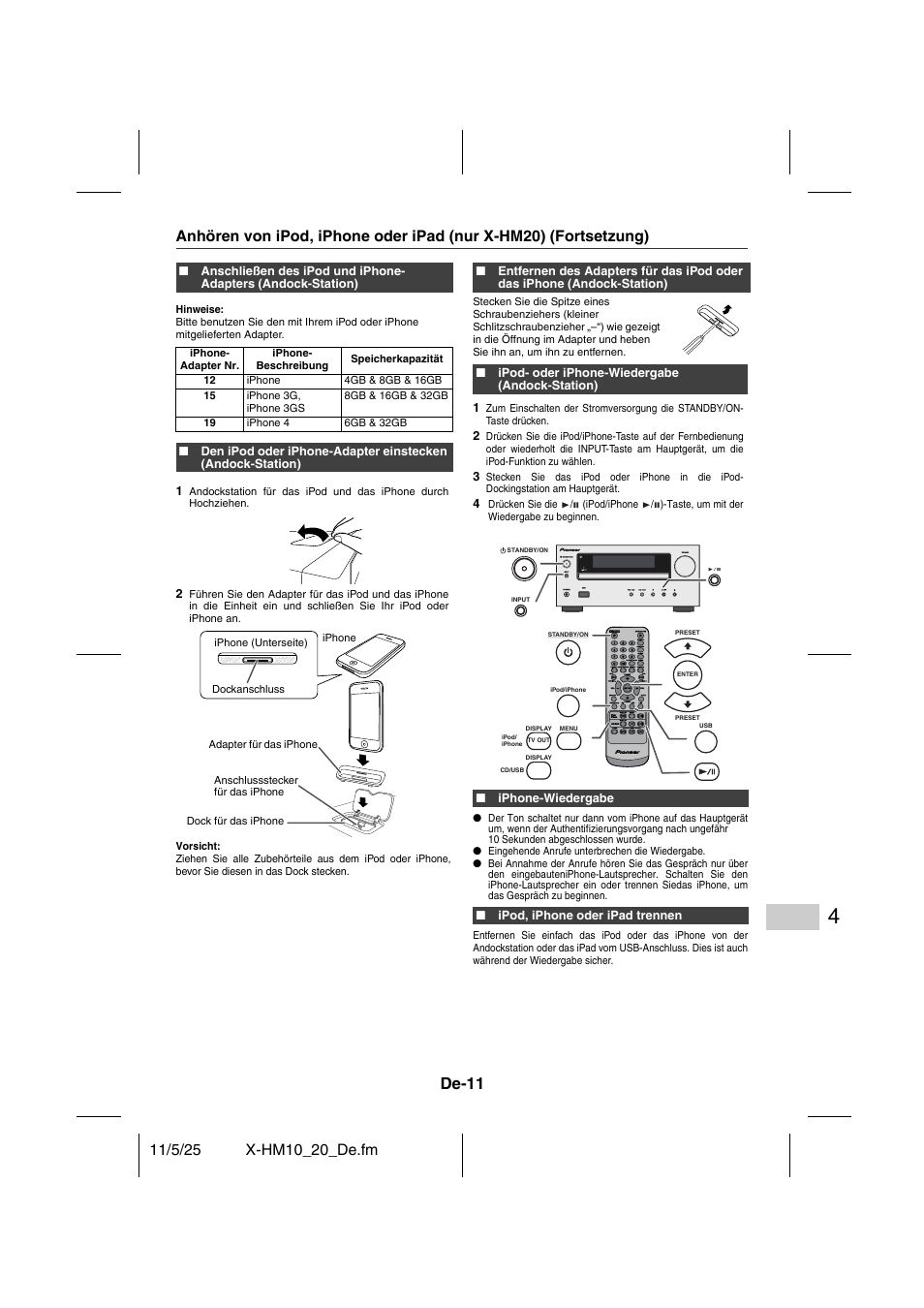 De-11 | Pioneer X-HM10-S User Manual | Page 89 / 184