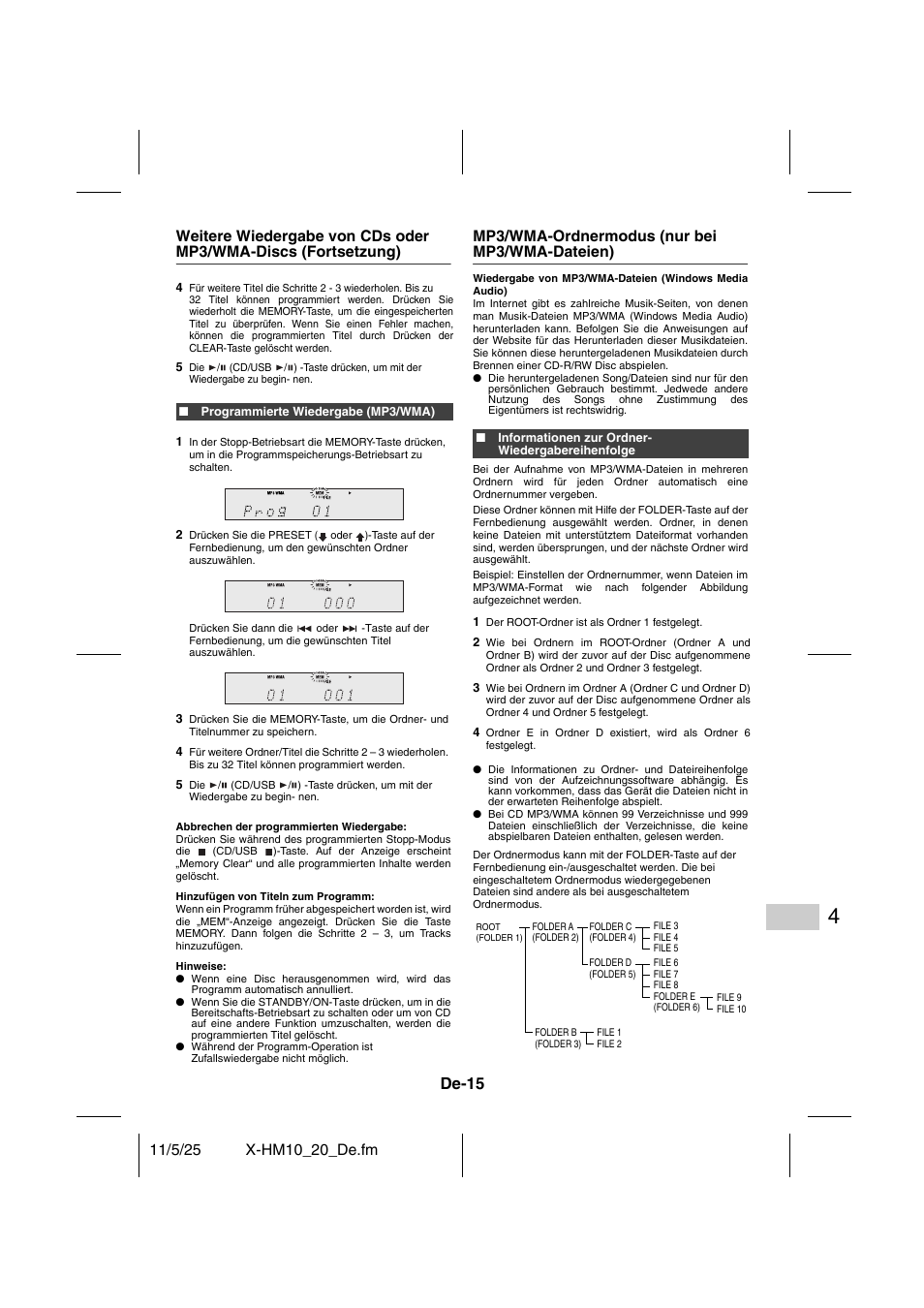 De-15 | Pioneer X-HM10-S User Manual | Page 93 / 184