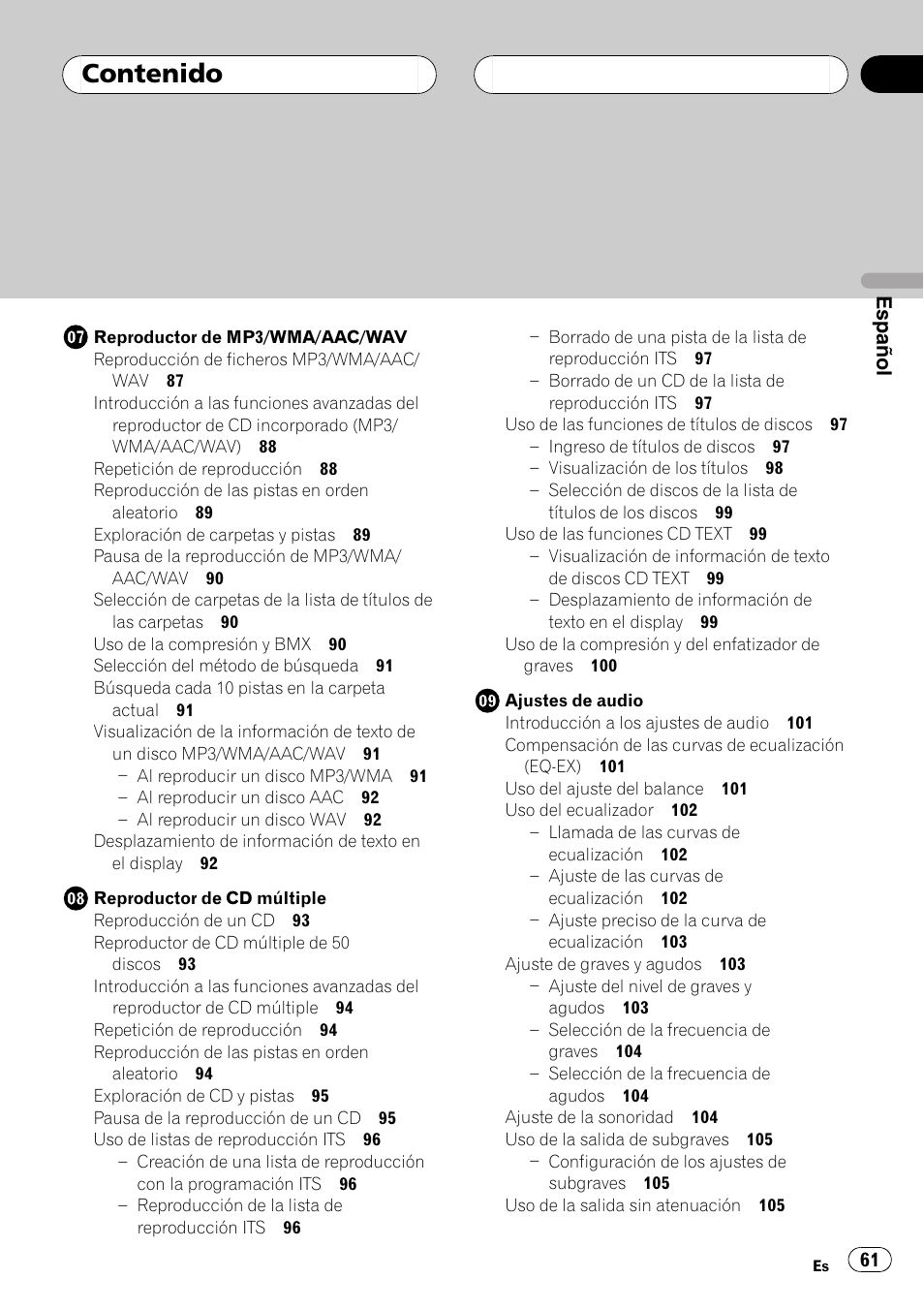 Pioneer DEH-P6800MP User Manual | Page 61 / 123