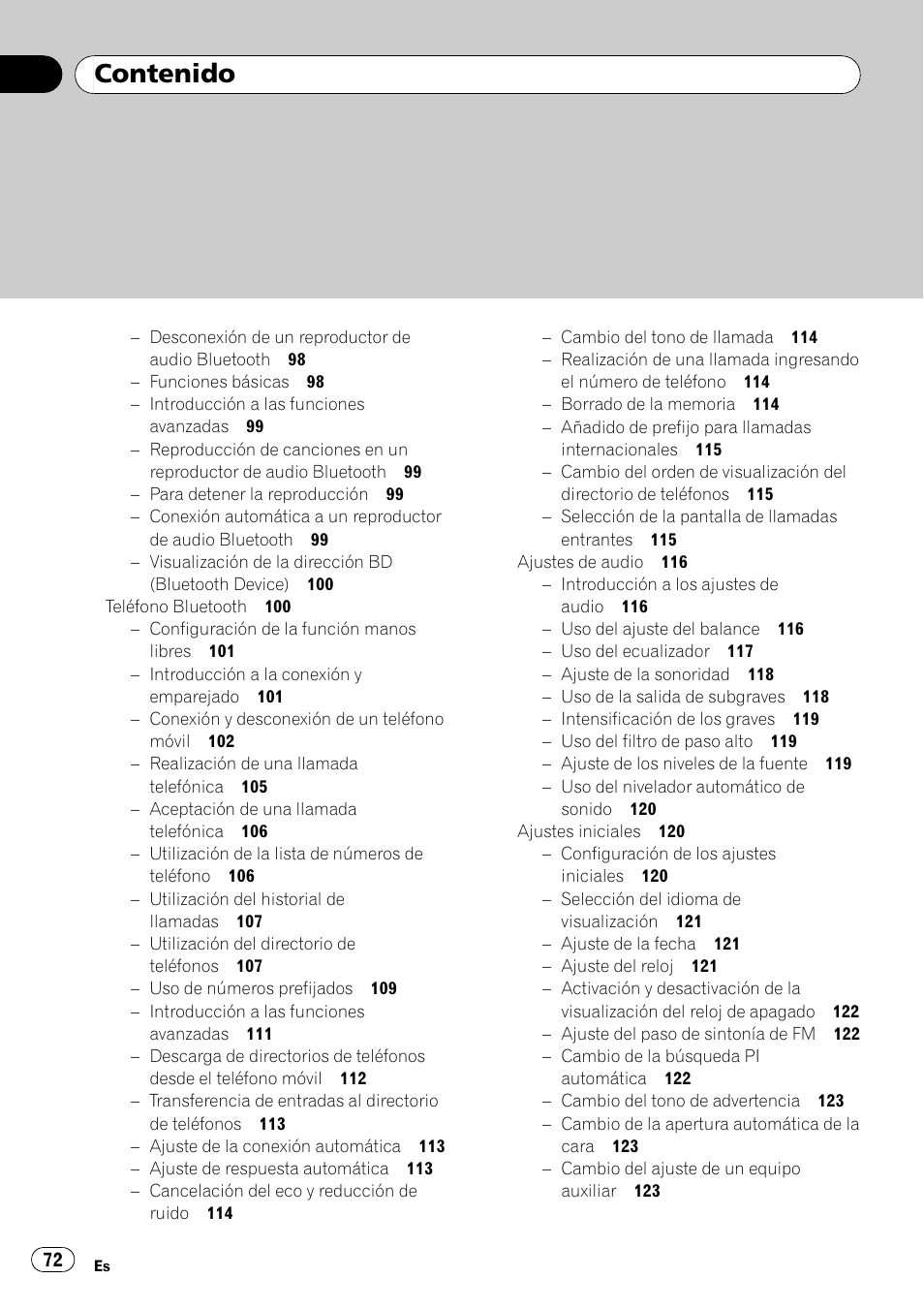 Pioneer DEH-P800BT User Manual | Page 72 / 148