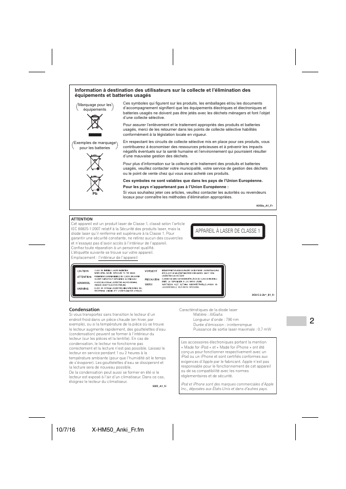 Pioneer X-HM50-S User Manual | Page 27 / 76